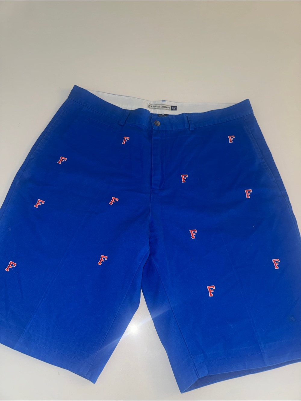 FLORIDA GATOR MENS SHORTS Size 38 AMAZING! GAME DAY READY